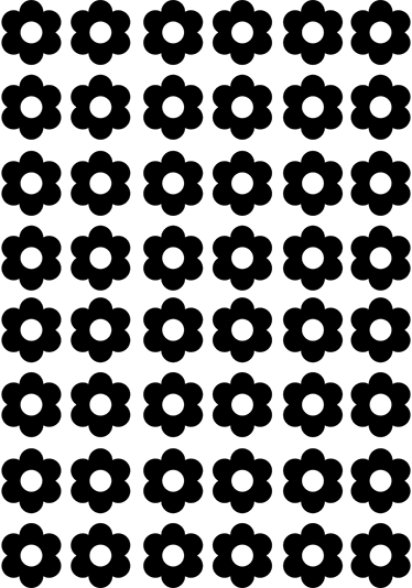 Vinylmatta blommor och växter klistermärken blommor - Tenstickers