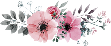 Vinylmatta blommor och växter aquarella vallmo - Tenstickers