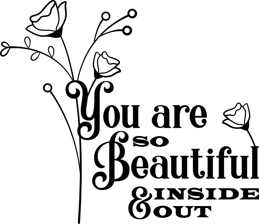 Vinylmatta blommor och växter vackra blommor utvändigt - Tenstickers