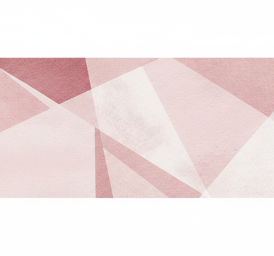 Vinylmatta geometrisk i teal pastell - Tenstickers