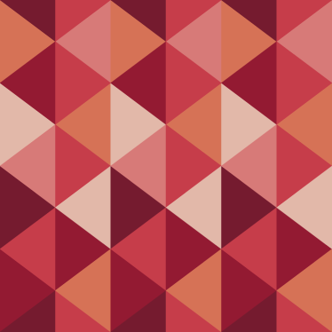 Vinylmatta matsal röda och rosa trianglar - Tenstickers