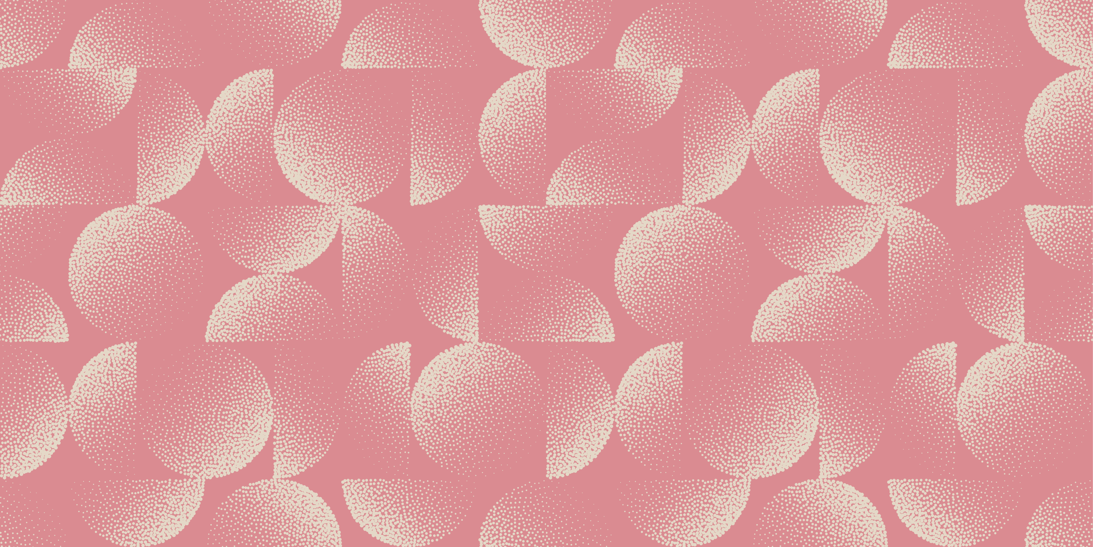 Vinylmatta matsal pastellhalvcirklar - Tenstickers