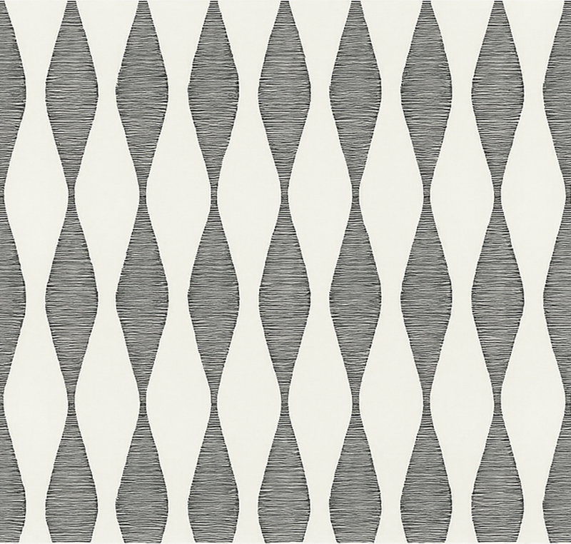 Vinylmatta kök rabaul ikaat beige motiv - Tenstickers