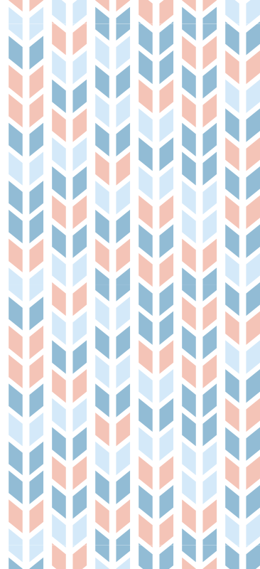 Vinylmatta kök nordiska stilar vertikala pilar - Tenstickers