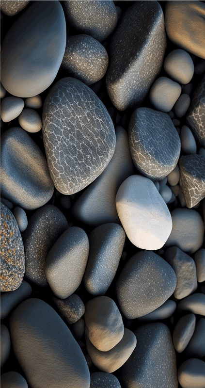 Vinylmatta badrum havstenar - Tenstickers