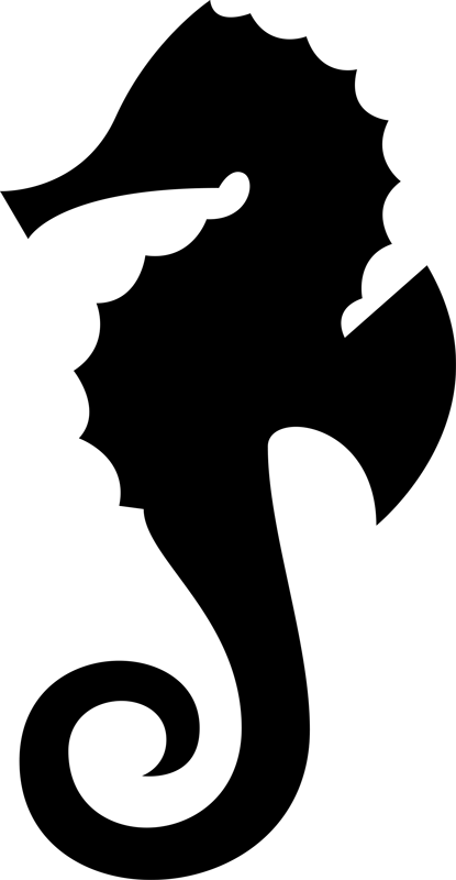 Vinylmatta badrum sjöhäst pack - Tenstickers