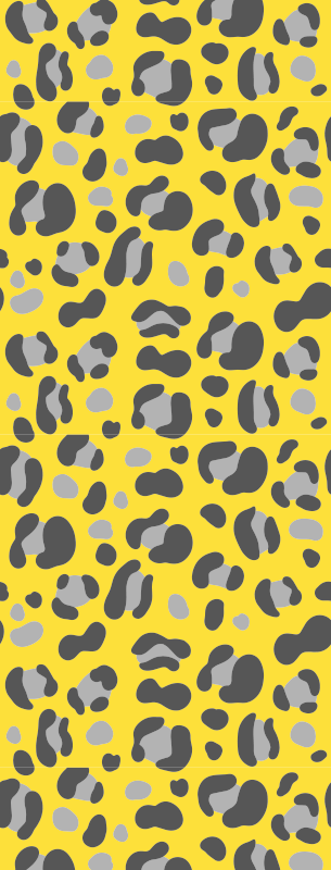 Vinylmatta djurtryck pantone leopardskinn - Tenstickers