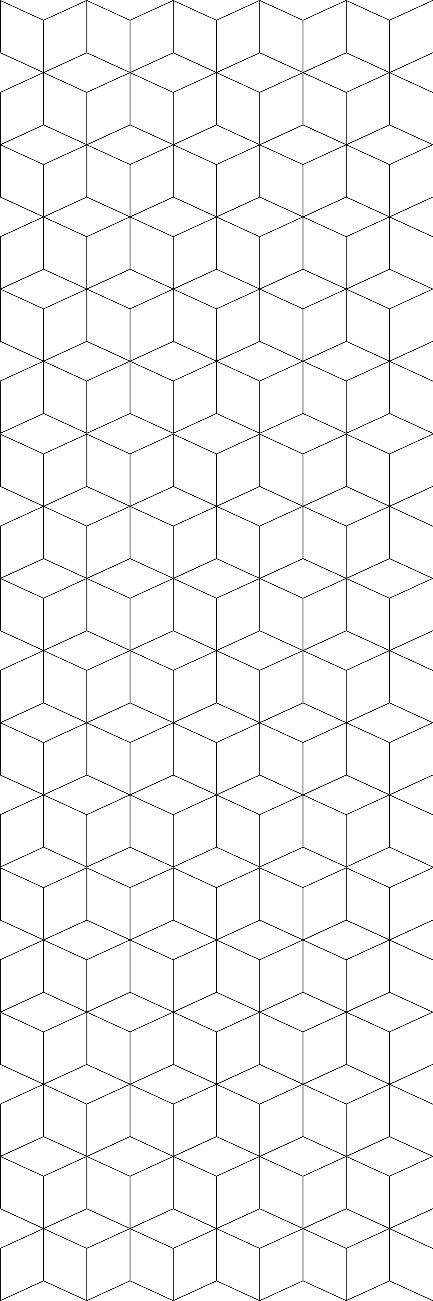 Vinylmatta geometrisk mönster av geometriska kuber - Tenstickers