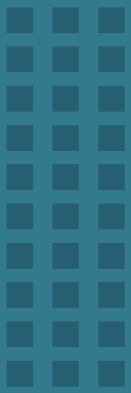 Vinylmatta geometrisk blått mönster med rutor - Tenstickers