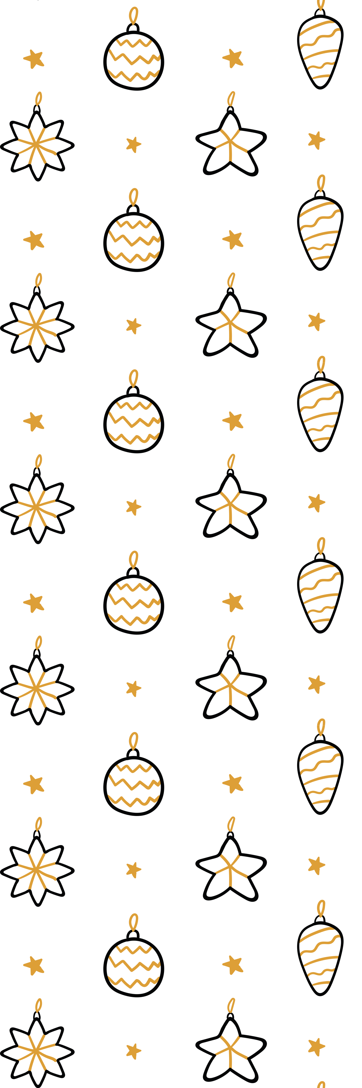 Vinylmatta jul vit geometrisk stjärnmönster - Tenstickers