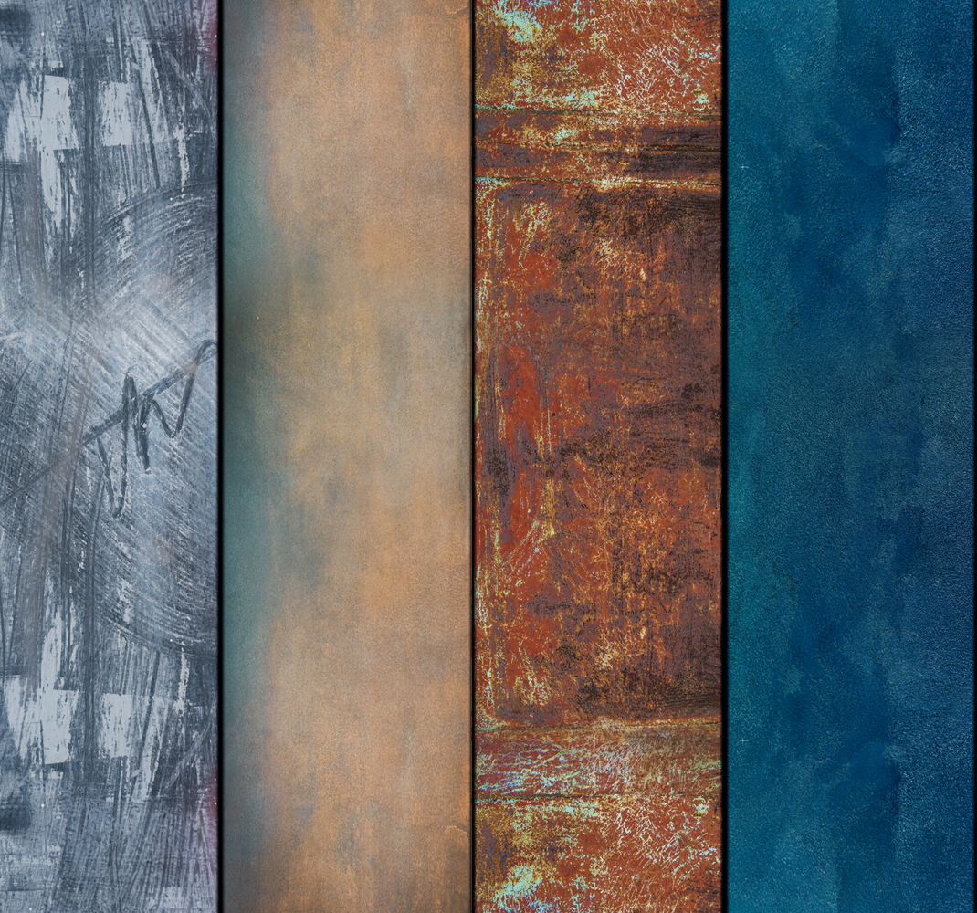 Vinylmatta sovrum abstract texturerade paneler - Tenstickers