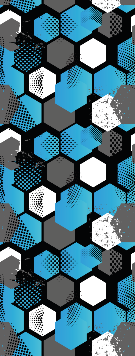 Vinylmatta sovrum abstrakt gradient fotbollsbakgrund - Tenstickers