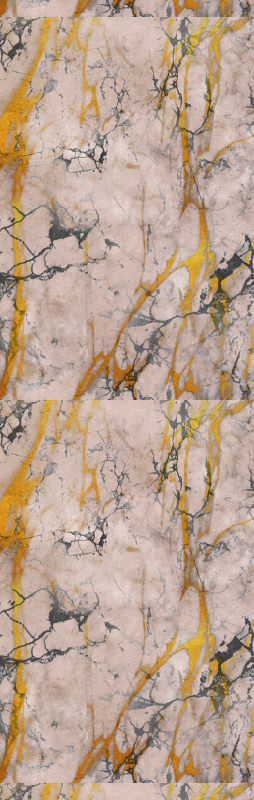 Vinylmatta sovrum varm guld marmor - Tenstickers