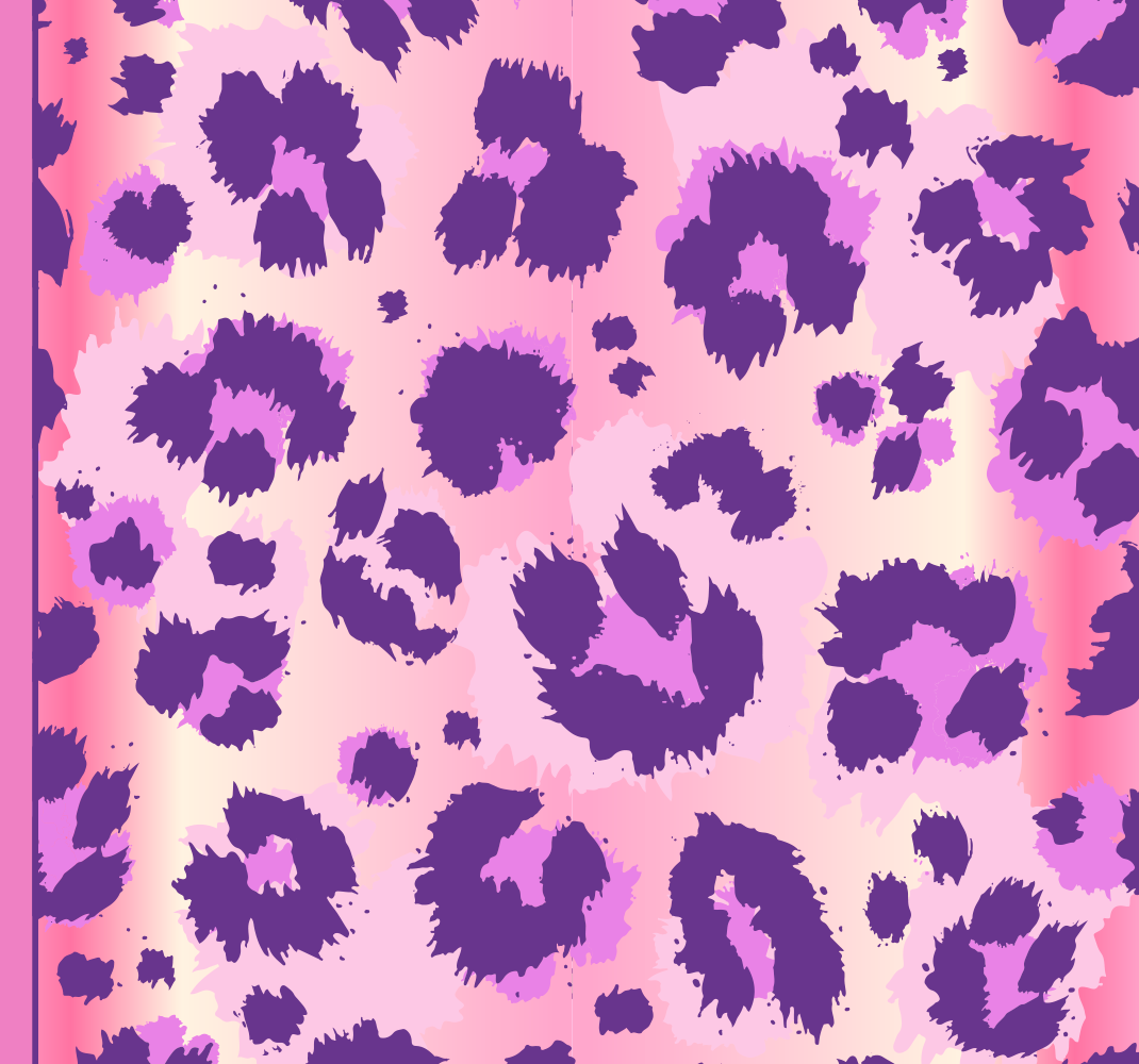 Vinylmatta sovrum rosa leopardpäls - Tenstickers