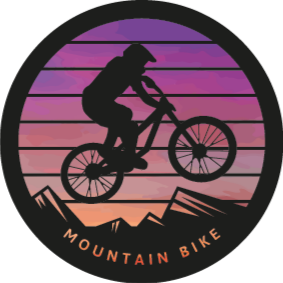 Vinylmatta natur för bergscyklist - Tenstickers