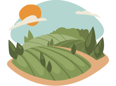 Vinylmatta natur fältdesign - Tenstickers