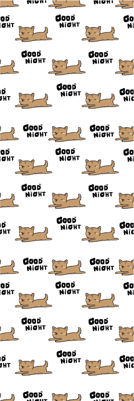 Vinylmatta sovrum söt hund som sover - Tenstickers