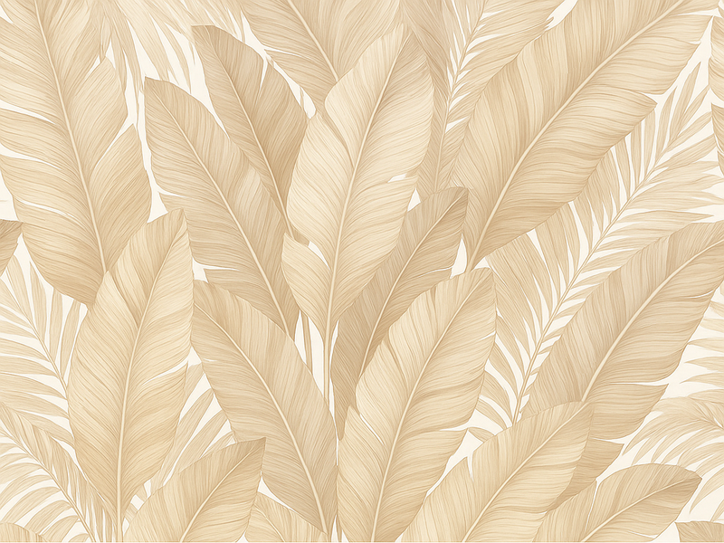 Vinylmatta sovrum soft botanical - Tenstickers