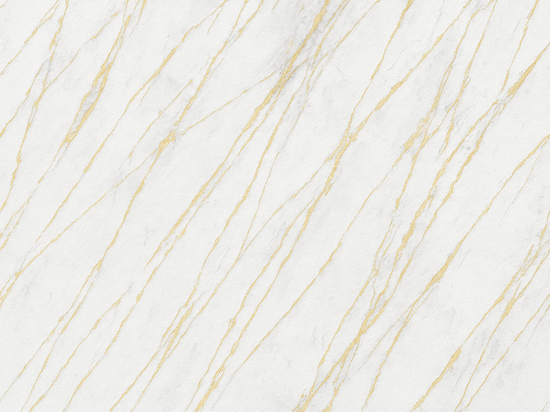 Vinylmatta sovrum grå marmor med guld - Tenstickers