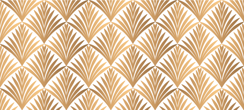 Vinylmatta geometrisk geometriskt blad - Tenstickers