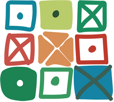 Vinylmatta geometrisk med olika rutdesign - Tenstickers
