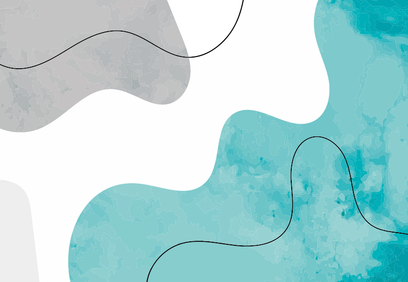 Vinylmatta geometrisk akvarellformer - Tenstickers