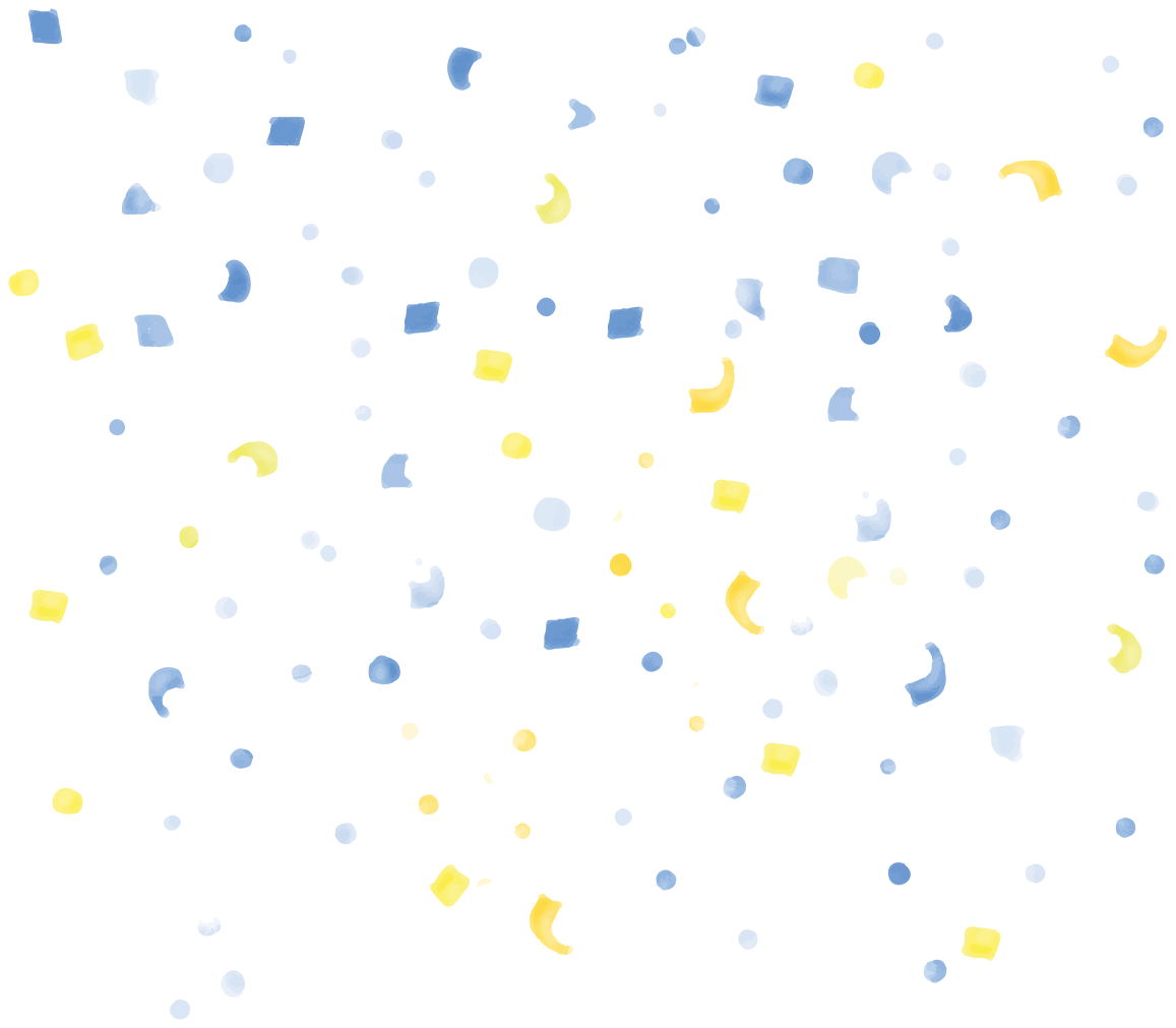 Vinylmatta geometrisk akvarellkonfetti - Tenstickers