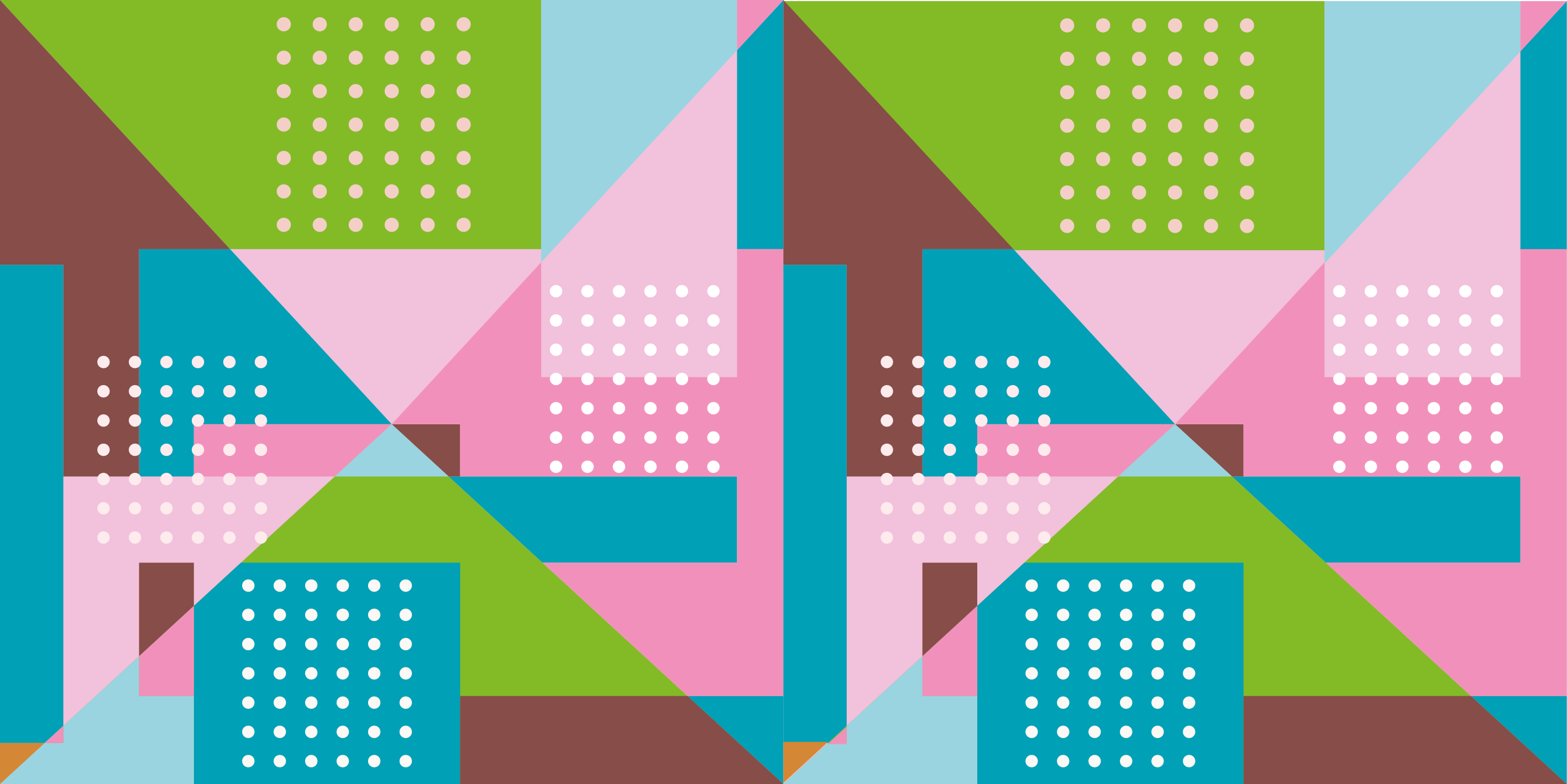 Vinylmatta geometrisk pastell geometriskt mönster - Tenstickers