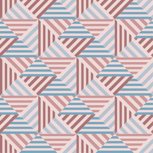 Vinylmatta geometrisk abstrakta trianglar - Tenstickers