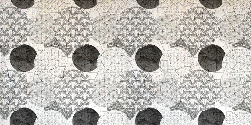 Vinylmatta geometrisk orientalisk mönster - Tenstickers