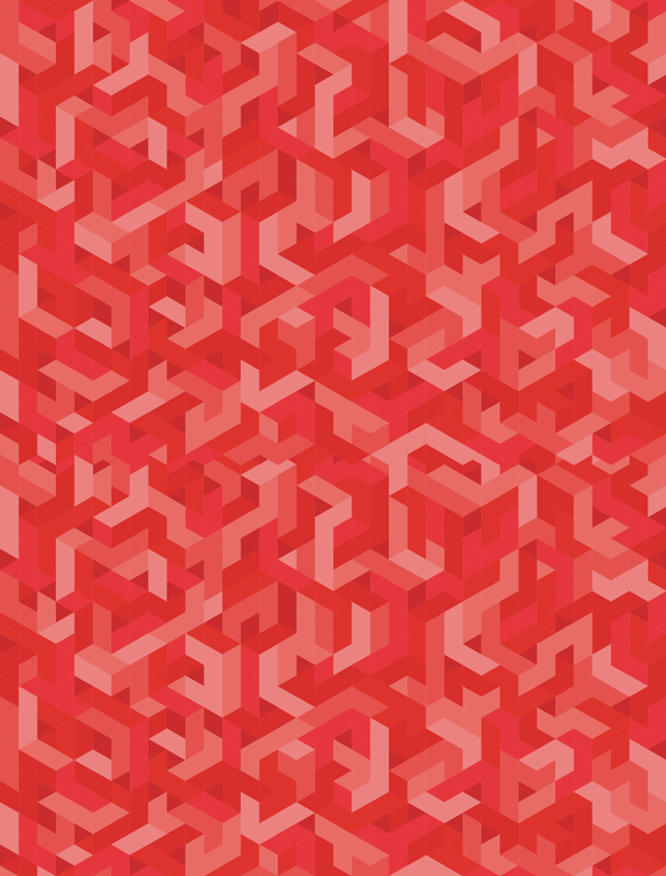 Vinylmatta geometrisk intrikat geometrisk konfiguration - Tenstickers