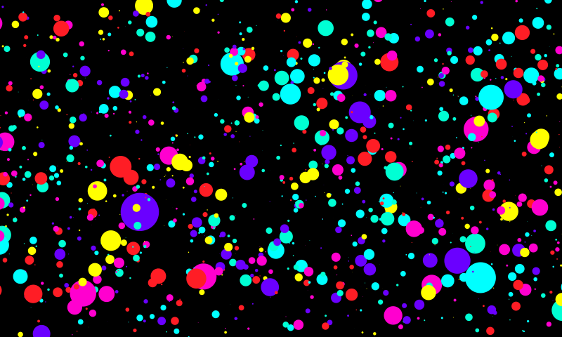 Vinylmatta geometrisk färgglada bubblor mönster - Tenstickers