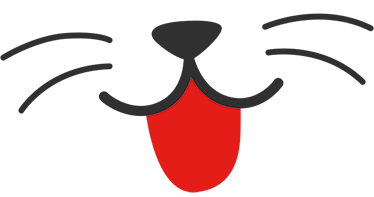 Vinylmatta barn kattens mun och näsa - Tenstickers