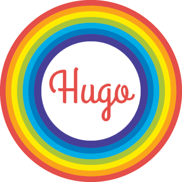 Vinylmatta barn regnbågsring med namn - Tenstickers