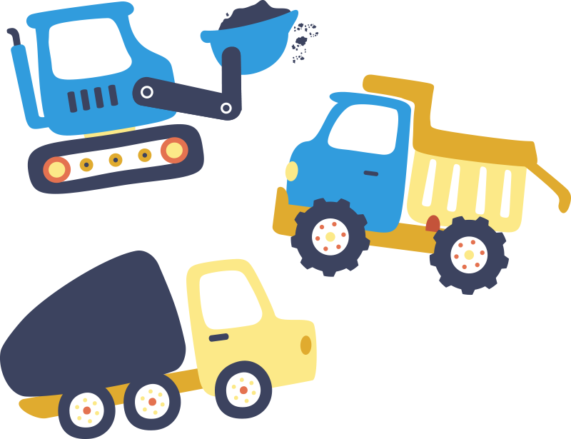 Vinylmatta barn med bagger symbol barn - Tenstickers