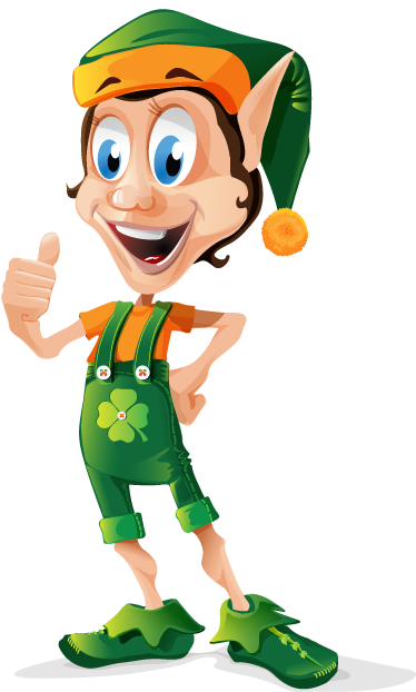 Vinylmatta barn klöverälva - Tenstickers