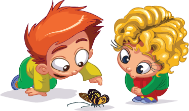 Vinylmatta barn nyfikna barns vinylmatta - Tenstickers