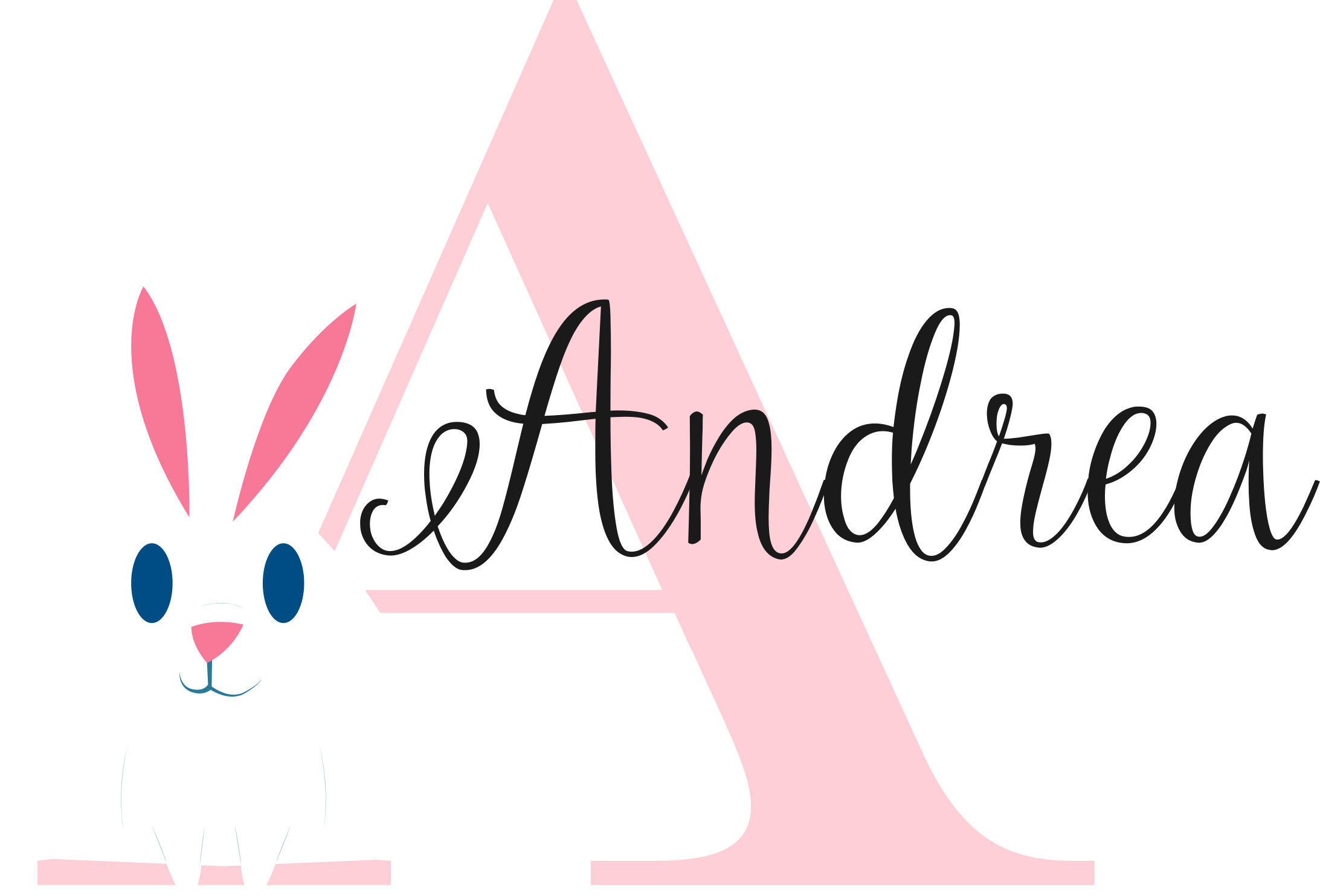 Vinylmatta barn med stor första bokstav och glad - Tenstickers