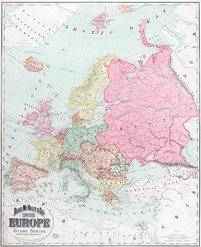 Vinylmatta världskarta europa 1900 - Tenstickers