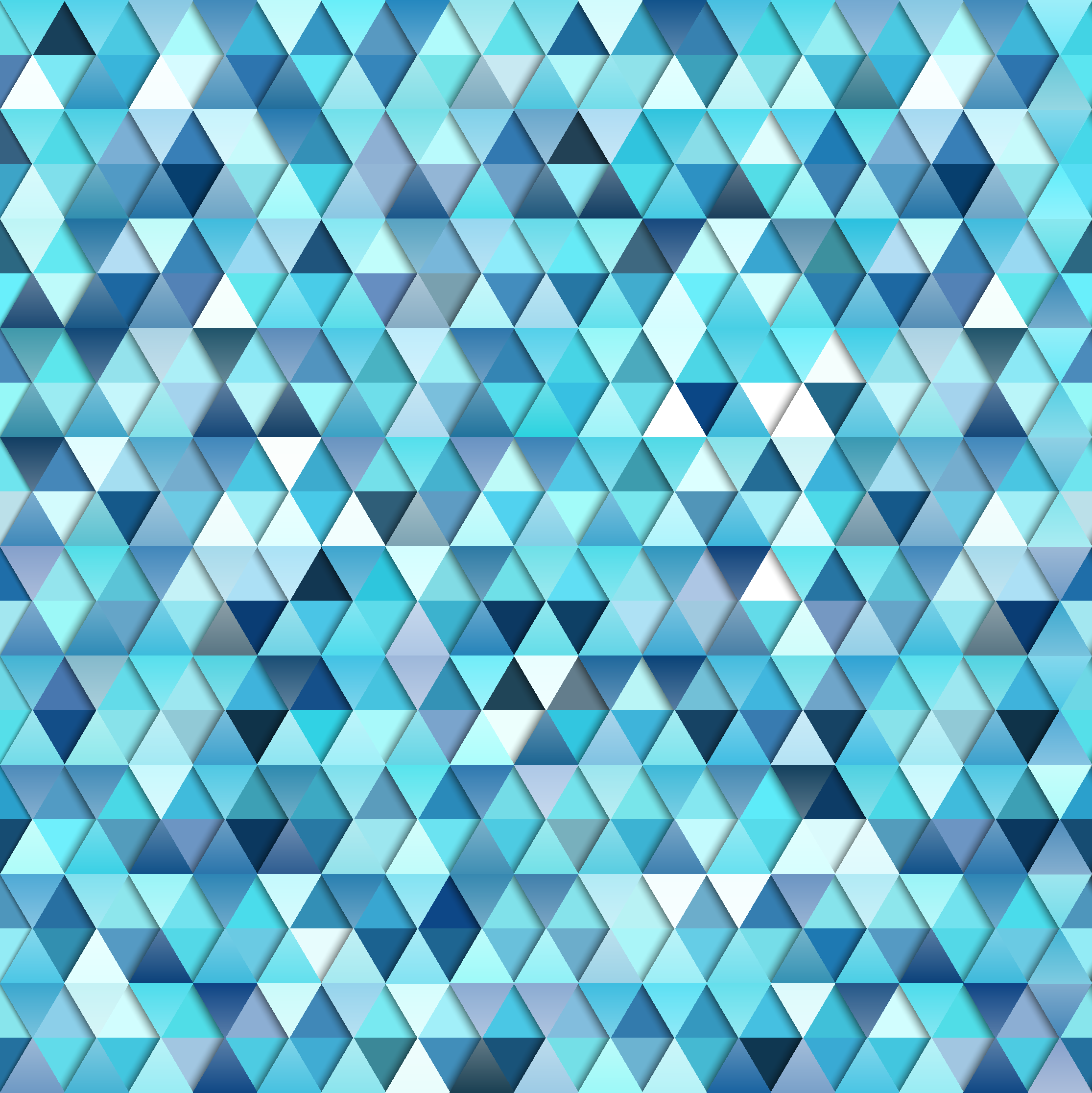 Vinylmatta badrum geometrisk blå abstrakt - Tenstickers