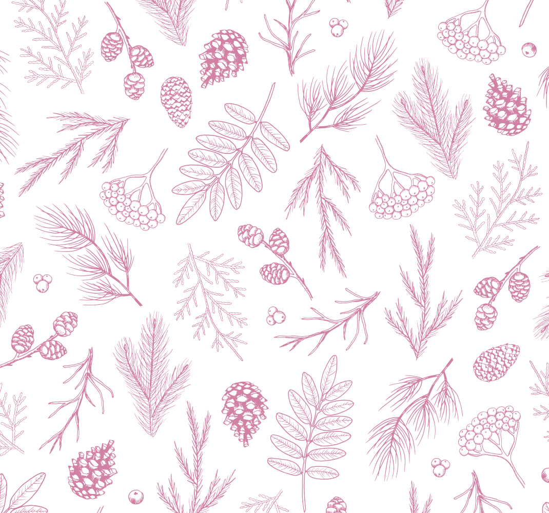 Vinylmatta badrum vit bakgrund med rosa furu - Tenstickers