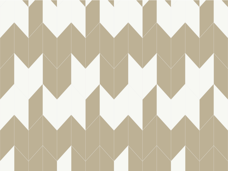 Vinylmatta badrum vit och beige geometrisk mönster - Tenstickers