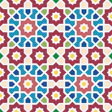 Vinylmatta badrum azulejo hydraulisk vägg arabisk - Tenstickers