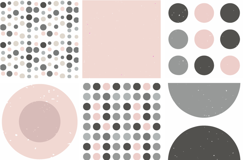Vinylmatta badrum scandinavian rebekka plattor - Tenstickers
