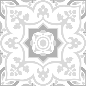 Vinylmatta badrum marockansk kakel grå nyanser - Tenstickers