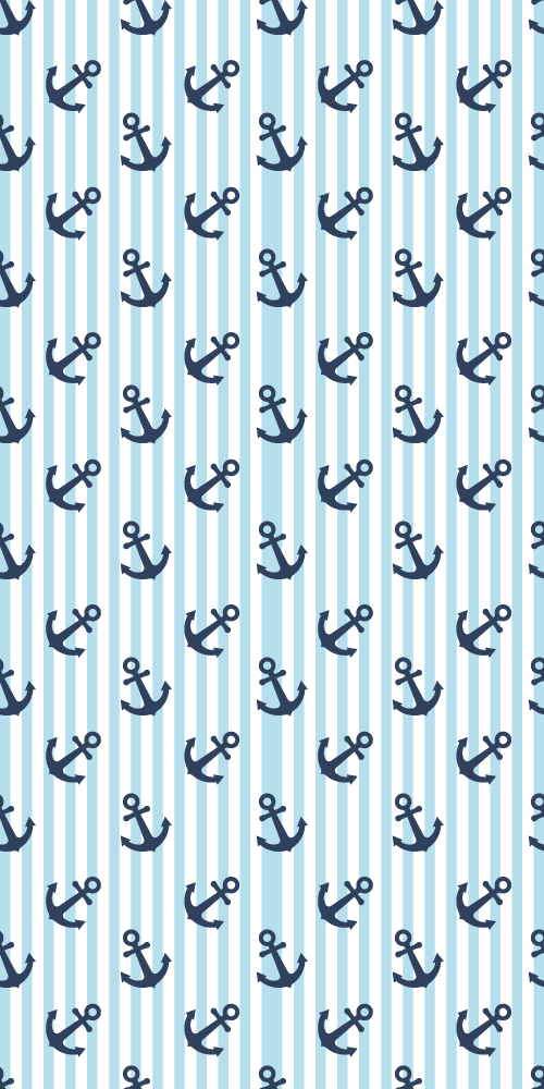 Vinylmatta badrum marinblå vertikala ränder - Tenstickers