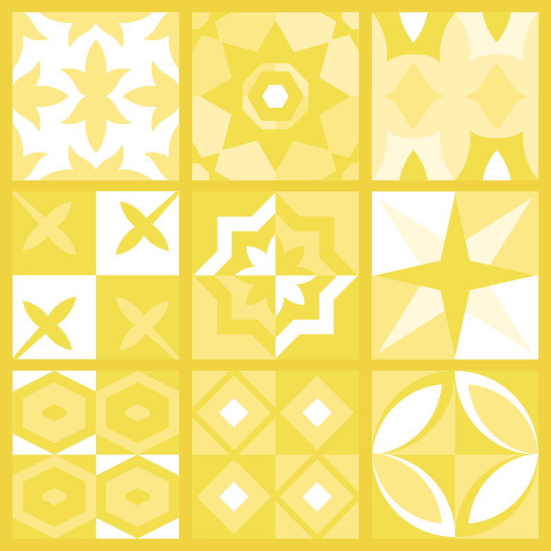 Vinylmatta badrum i lysande pantone - Tenstickers