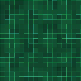 Abstract ljusgrön mosaik vinylmatta kök - Tenstickers