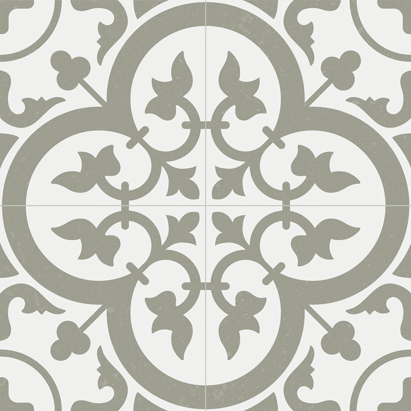 Vinylmatta kök azulejo marocko färg evergreen fog - Tenstickers