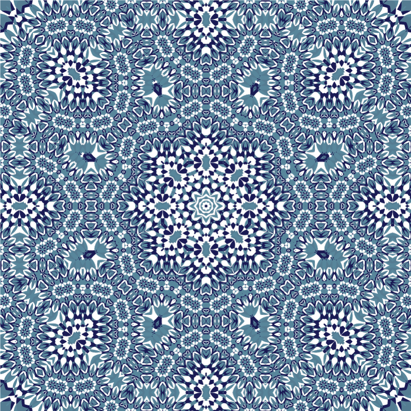 Vinylmatta kök mosaik mandala - Tenstickers